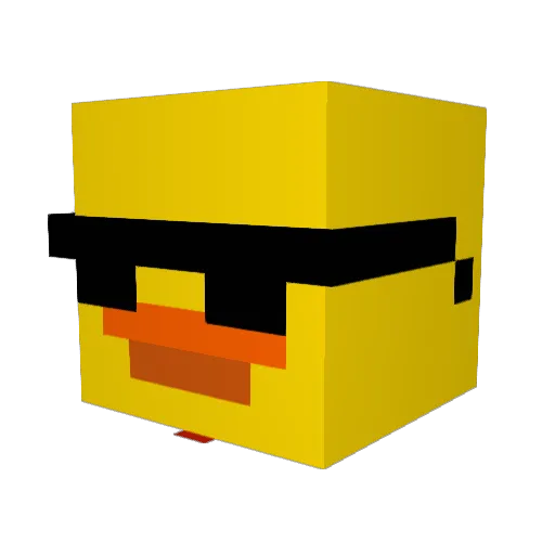 DragonidasBR Minecraft avatar head, 3D render