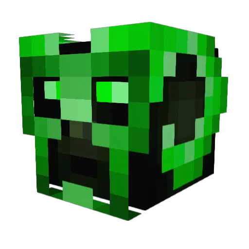 DragonionBeast Minecraft avatar head, 3D render