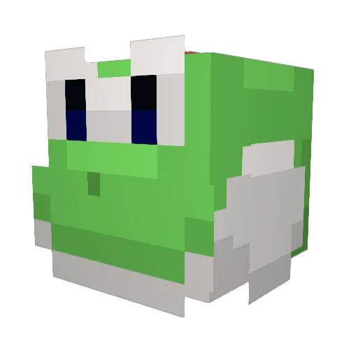 Dragonishy25 Minecraft avatar head, 3D render