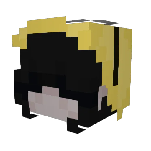 DragoniteOscar Minecraft avatar head, 3D render