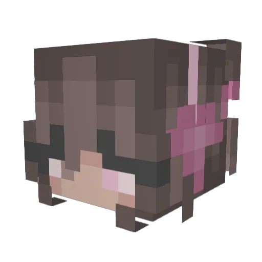 DragonlordRex777 Minecraft avatar head, 3D render