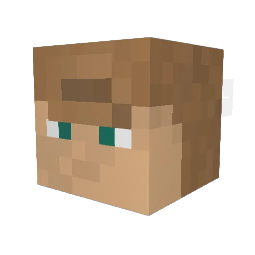 DragonmasterC10 Minecraft avatar head, 3D render