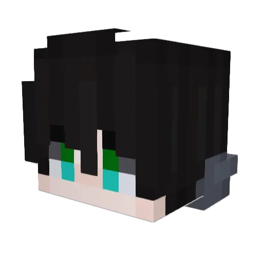 Dragonnaiser Minecraft avatar head, 3D render