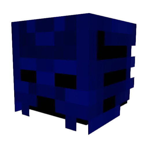 Dragonpas Minecraft avatar head, 3D render