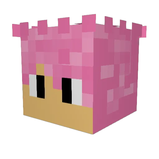 Dragons325 Minecraft avatar head, 3D render