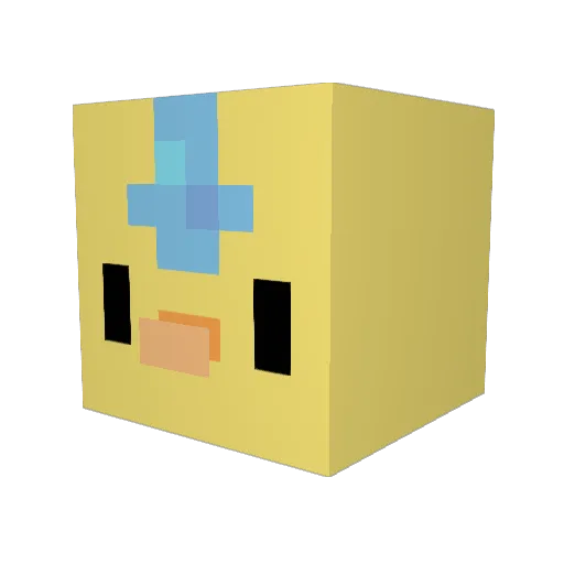 Dragons367 Minecraft avatar head, 3D render