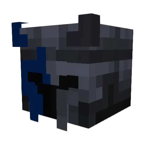 Dragons402 Minecraft avatar head, 3D render