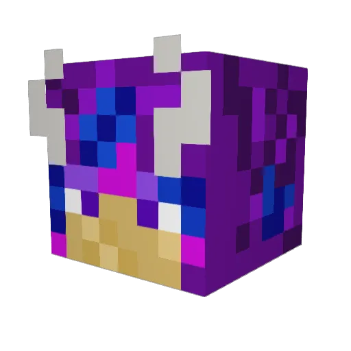 Dragons_1999 Minecraft avatar head, 3D render