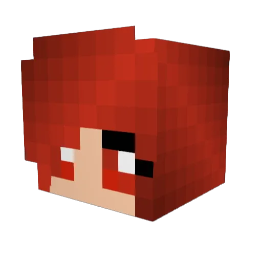 Dragons_Angel Minecraft avatar head, 3D render