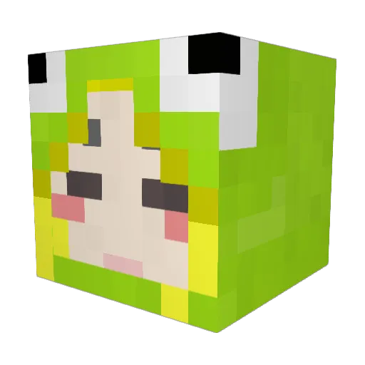 Dragons_LMFAO Minecraft avatar head, 3D render