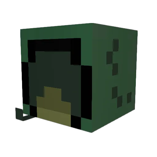 Dragonslave5 Minecraft avatar head, 3D render