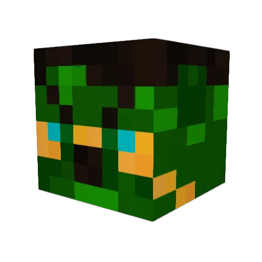 Dragonslayer4906 Minecraft avatar head, 3D render