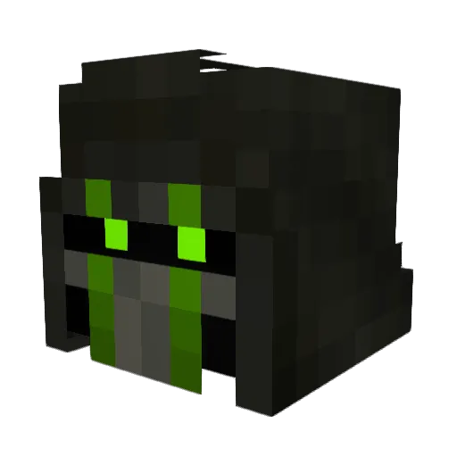Dragonslayer973 Minecraft avatar head, 3D render
