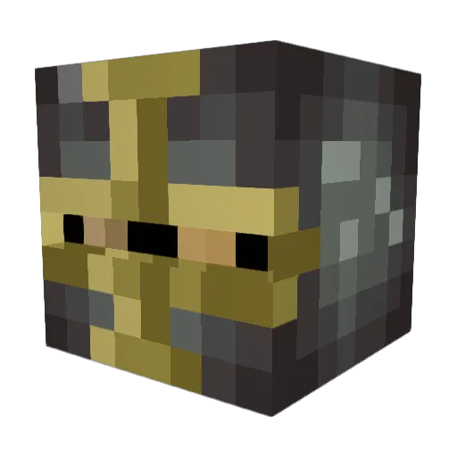 Dragonslayerzcjs Minecraft avatar head, 3D render