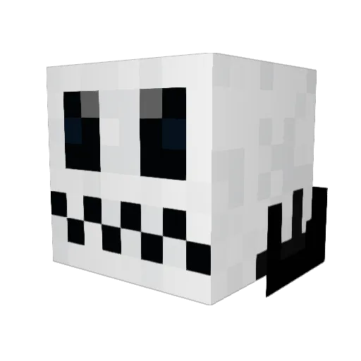Dragonstalker28 Minecraft avatar head, 3D render