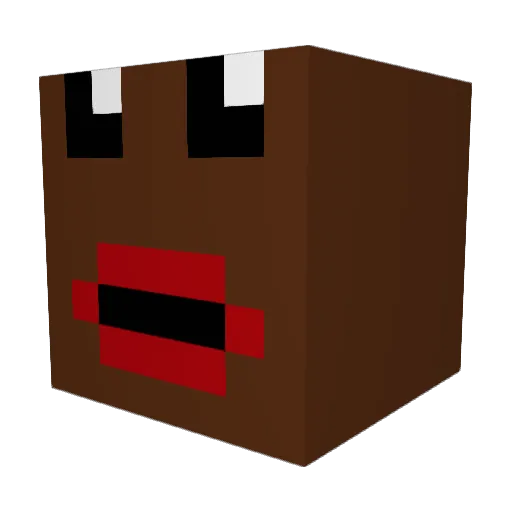 Dragontamer1477 Minecraft avatar head, 3D render