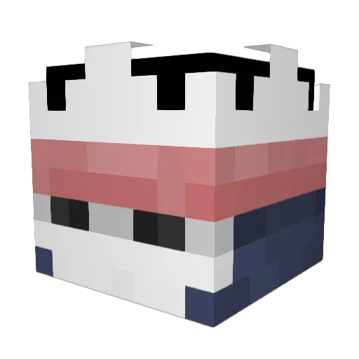 Dragoon85 Minecraft avatar head, 3D render