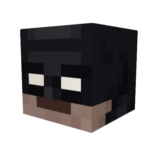 Dragoonn_ Minecraft avatar head, 3D render