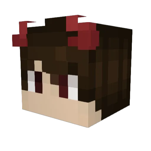 DragosBBy Minecraft avatar head, 3D render