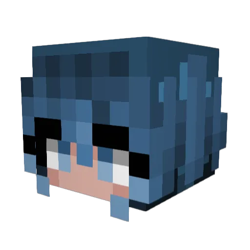 DragxnDrmr Minecraft avatar head, 3D render