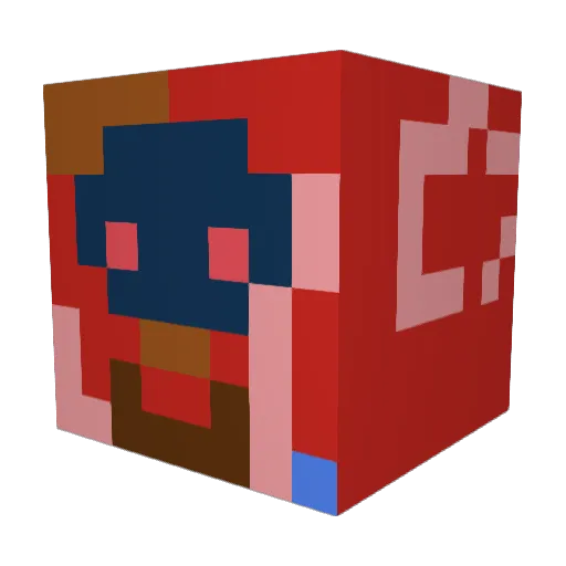 Draijl1 Minecraft avatar head, 3D render