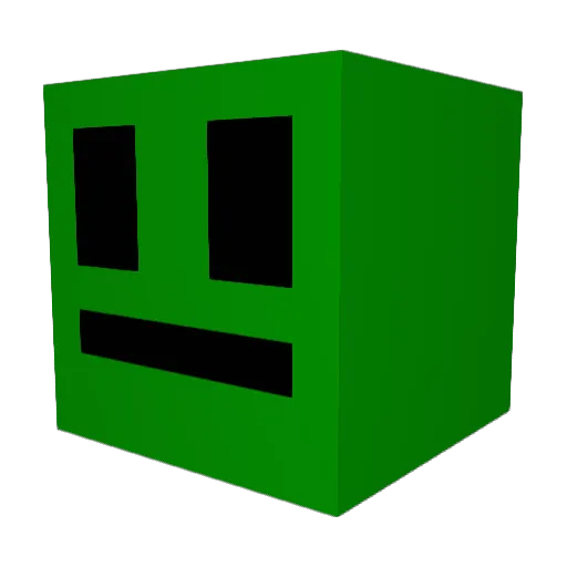 Draisins Minecraft avatar head, 3D render