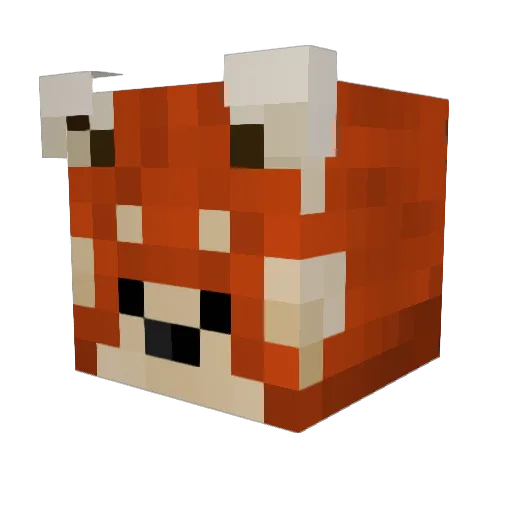 Drake11a Minecraft avatar head, 3D render