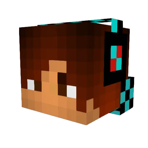 Drake270 Minecraft avatar head, 3D render