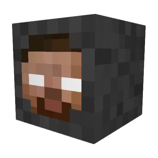 DrakeFromTheSix Minecraft avatar head, 3D render