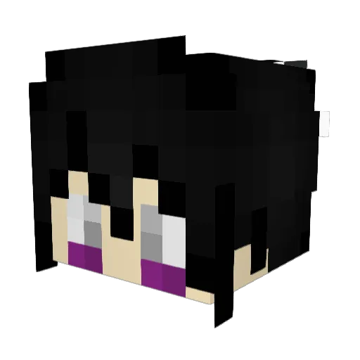 DrakeRealm Minecraft avatar head, 3D render
