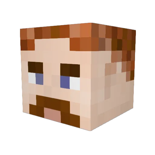 Drake_Atroch Minecraft avatar head, 3D render