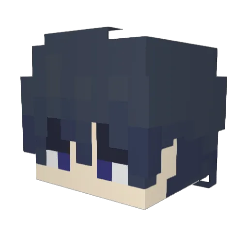 Drake_Sakamoto Minecraft avatar head, 3D render