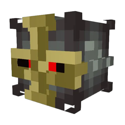 Drakebloodwing Minecraft avatar head, 3D render