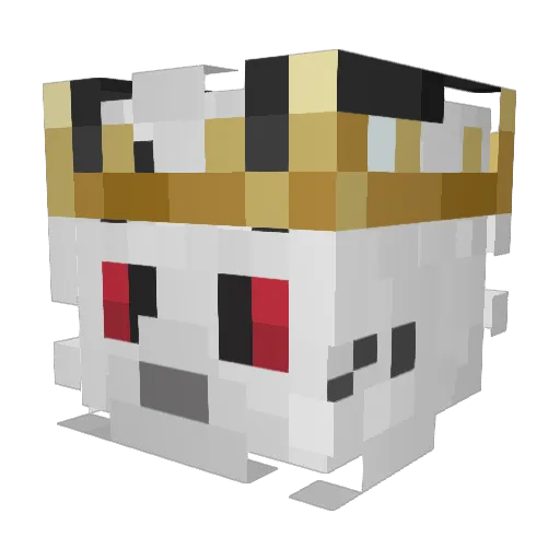 Drakenstrike Minecraft avatar head, 3D render