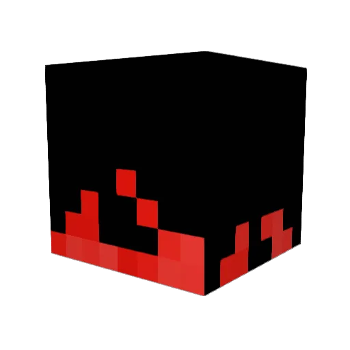 Drako555 Minecraft avatar head, 3D render