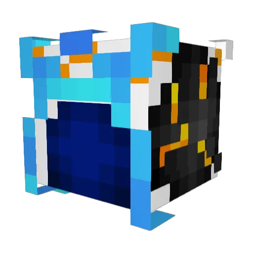 DrakoBladee Minecraft avatar head, 3D render