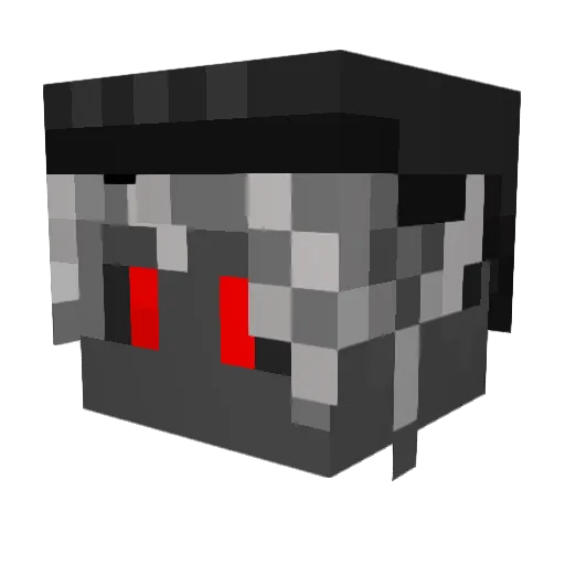 DrakoGamer95 Minecraft avatar head, 3D render