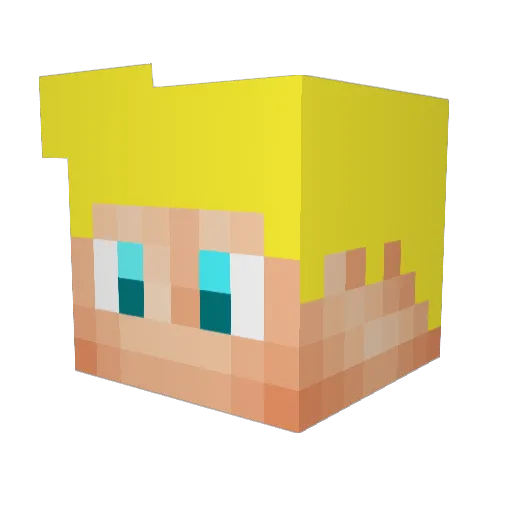 DrakoGamerZ Minecraft avatar head, 3D render