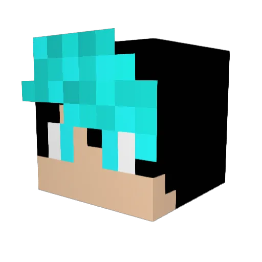 DrakoRothschild Minecraft avatar head, 3D render