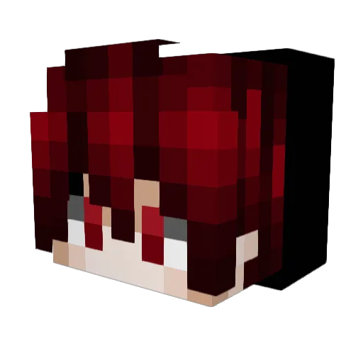 Drako_525 Minecraft avatar head, 3D render