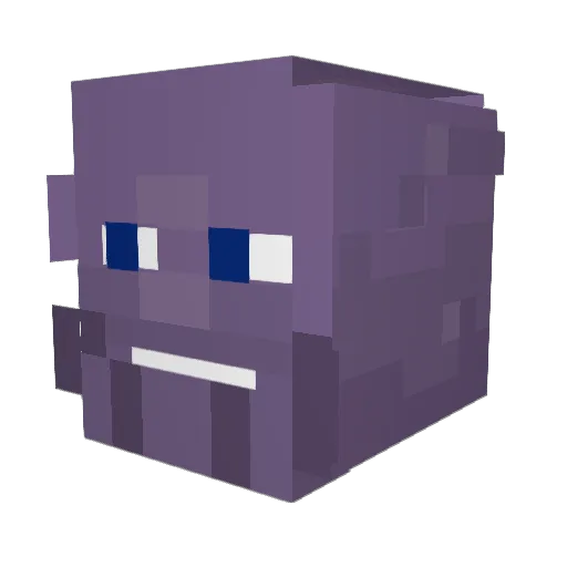 Drakoid Minecraft avatar head, 3D render