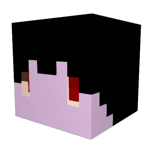Drakon6 Minecraft avatar head, 3D render