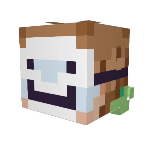 DrakosDaughter Minecraft avatar head, 3D render