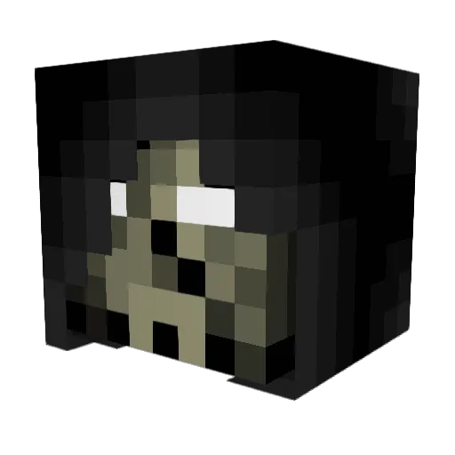 Drakos_Prince Minecraft avatar head, 3D render