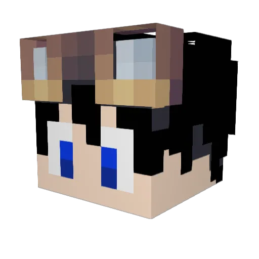 Drakyl25 Minecraft avatar head, 3D render