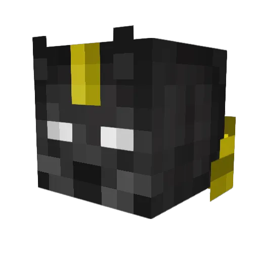 Dralicin Minecraft avatar head, 3D render