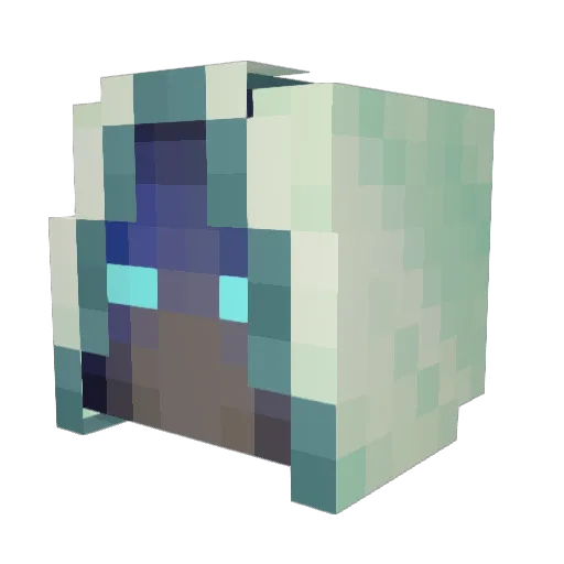 Dramaxy Minecraft avatar head, 3D render