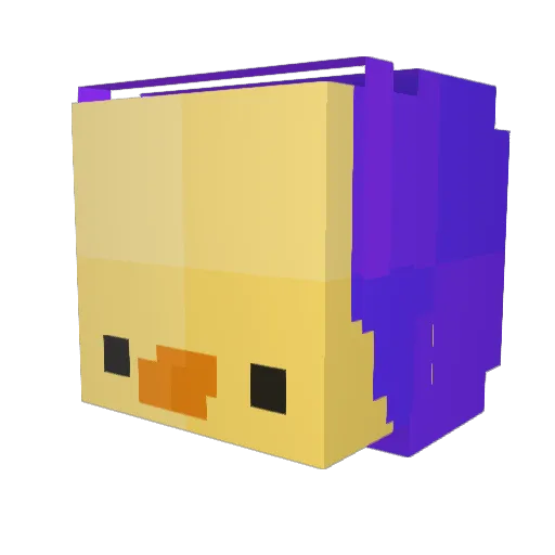 Dramorm Minecraft avatar head, 3D render