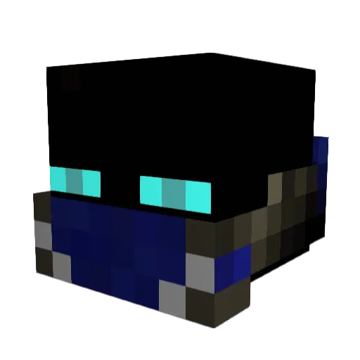 Dramsy Minecraft avatar head, 3D render