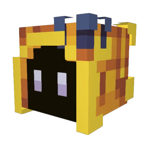 Drana_ Minecraft avatar head, 3D render
